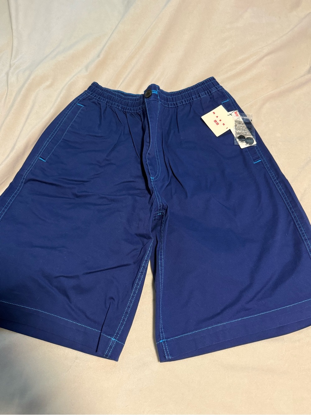 Marni Uniqlo wide fit boxy shorts